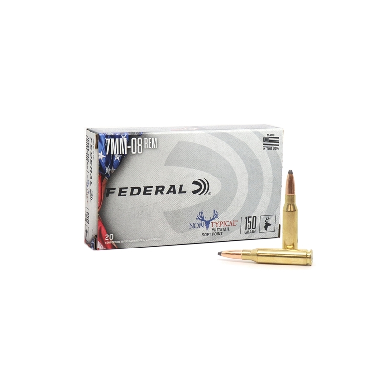 Federal Non Typical 7mm-08 Remington Ammo 150 Grain Soft Point