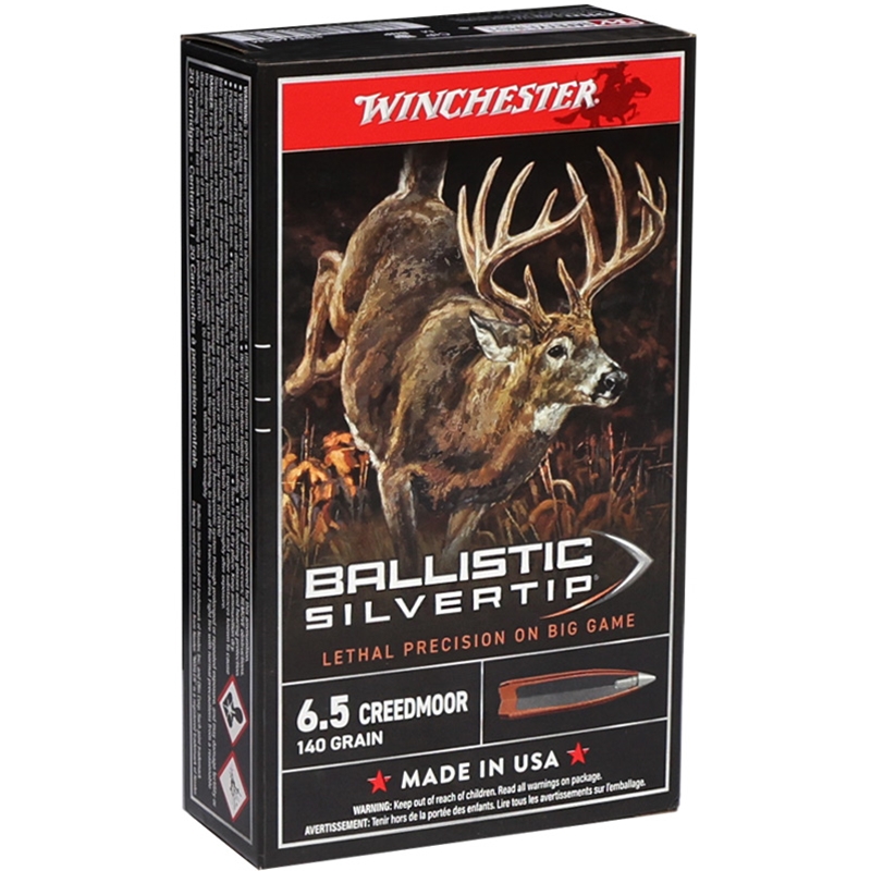 Winchester Ballistic Silvertip 6.5 Creedmoor Ammo 140 Grain EPT