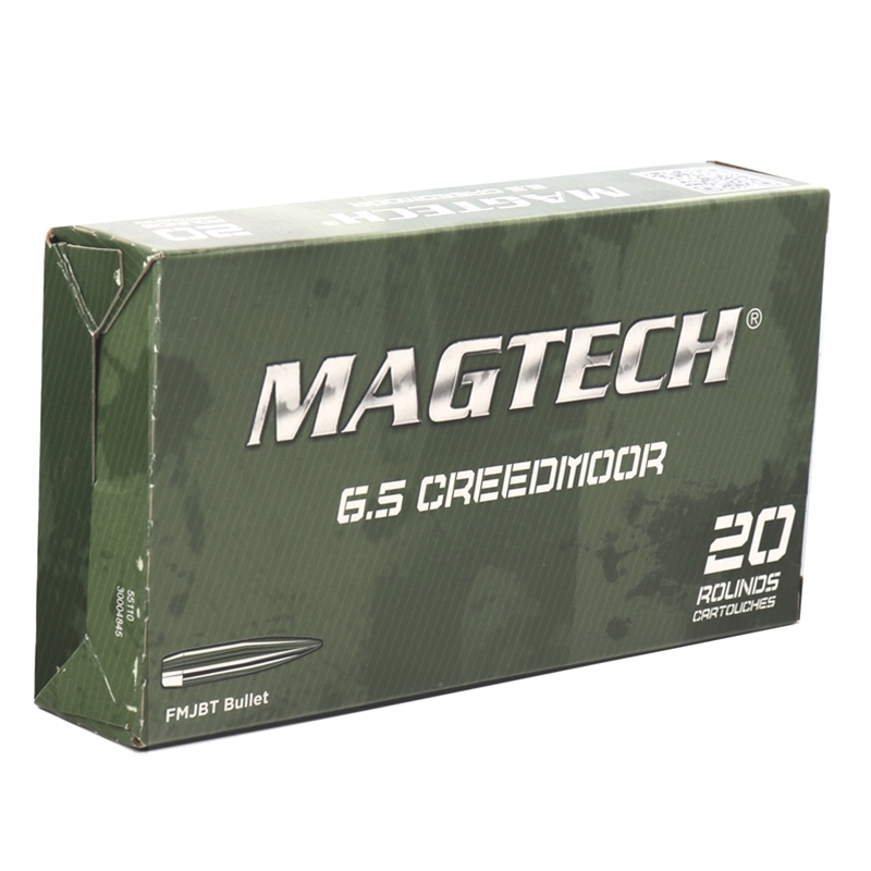 Magtech 6.5 Creedmoor Ammo 140 Grain Full Metal Jacket BT - Ammo Deals