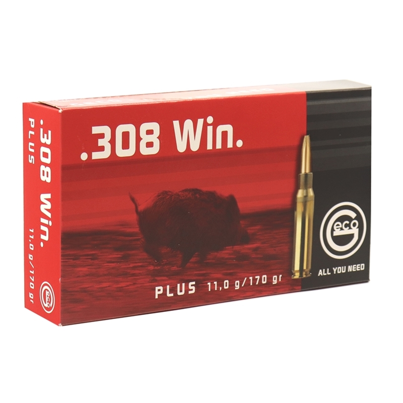Geco Plus 308 Winchester Ammo 170 Grain Bonded Hollow Point