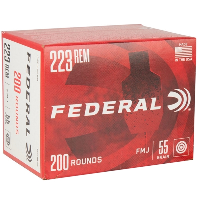 Federal American Eagle 223 Remington Ammo 55 Grain Full Metal Jacket Value Pack of 200