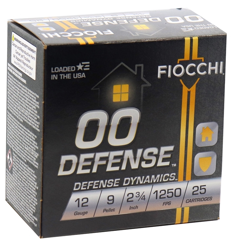 Fiocchi Defense Dynamics 12 Gauge Ammo 2-3/4