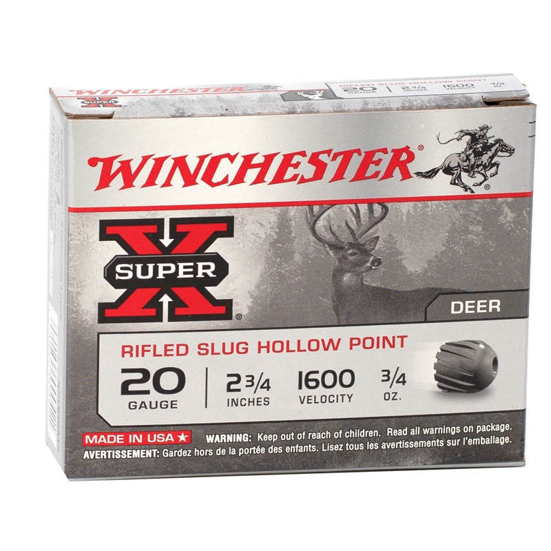 Winchester Super-X 20 Gauge Ammo 2-3/4