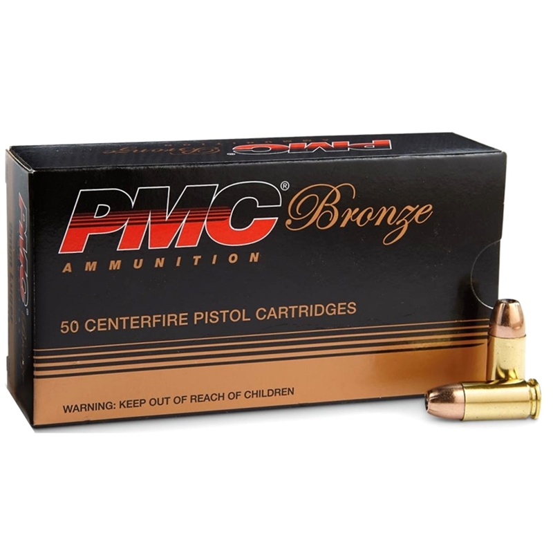 PMC Bronze 9mm Luger Ammo 115 Grain Jacketed Hollow Point