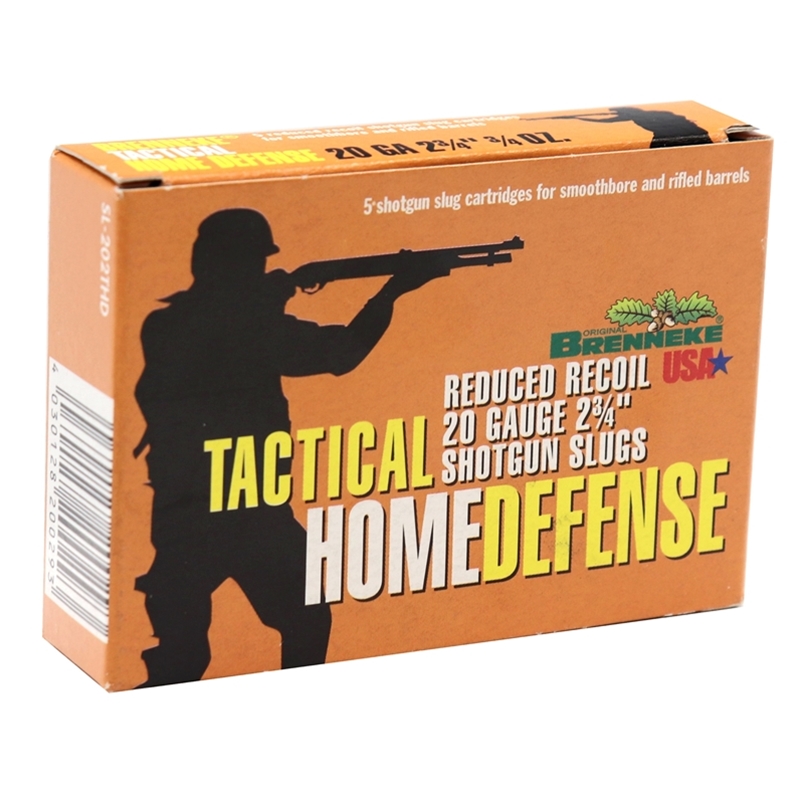 Brenneke Tactical Home Defense 20 Gauge Ammo 2-3/4