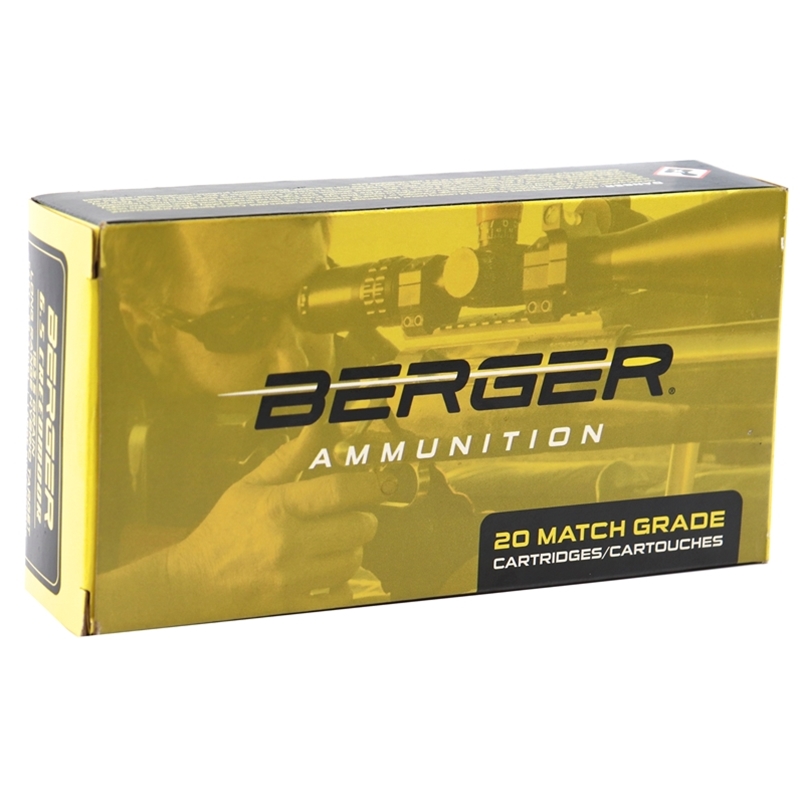 Berger Long Range 6.5 Creedmoor Ammo 153.5 Grain Hybrid Target