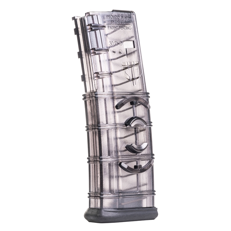 Elite Tactical Systems 5.56x45mm NATO AR-15 Magazine 30 Rounds Polymer Translucent/Black
