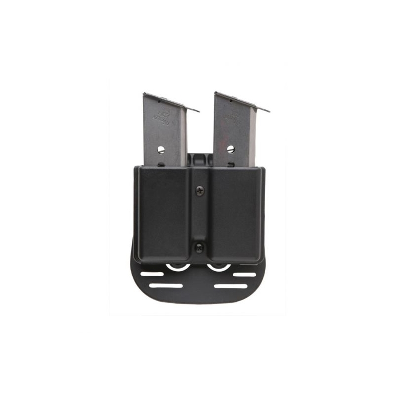 Uncle Mike's Single Row Double Magazine Case, Paddle Mount