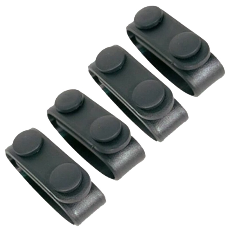 Uncle Mike's Belt Keepers Molded, Set of 4, Snap Close, 2