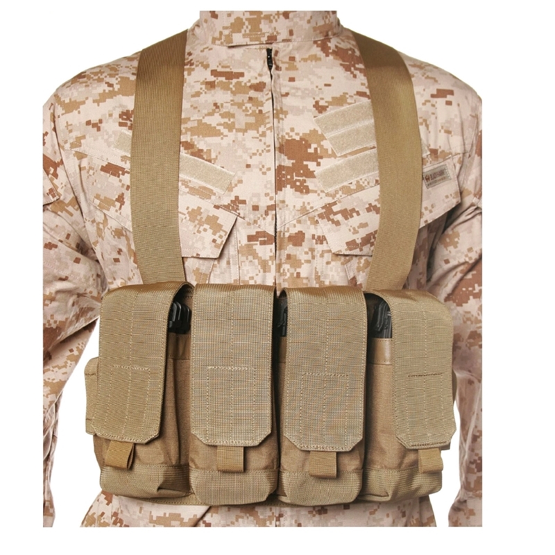Blackhawk Chest Pouches AK47 Holds 4 mags & 2 pistol mags