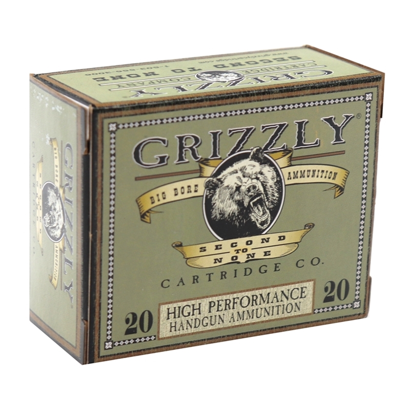 Grizzly 9mm Luger Ammo 124 Grain +P Jacketed Hollow Point 