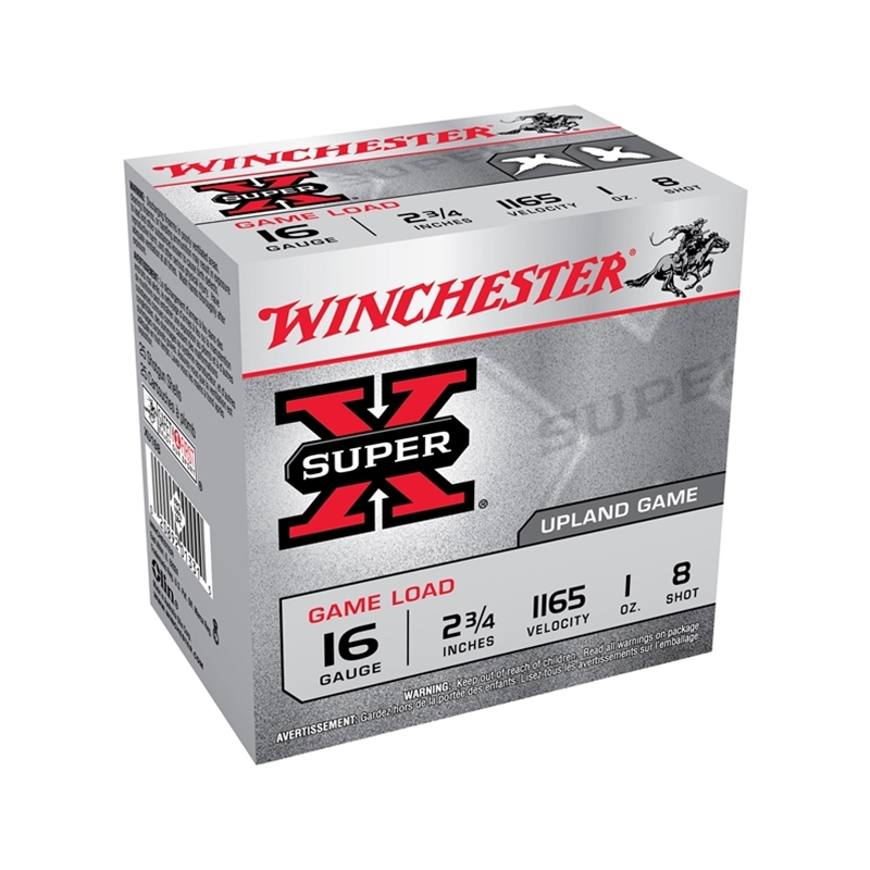 Winchester Super-X Game Load 16 Gauge Ammo 2-3/4