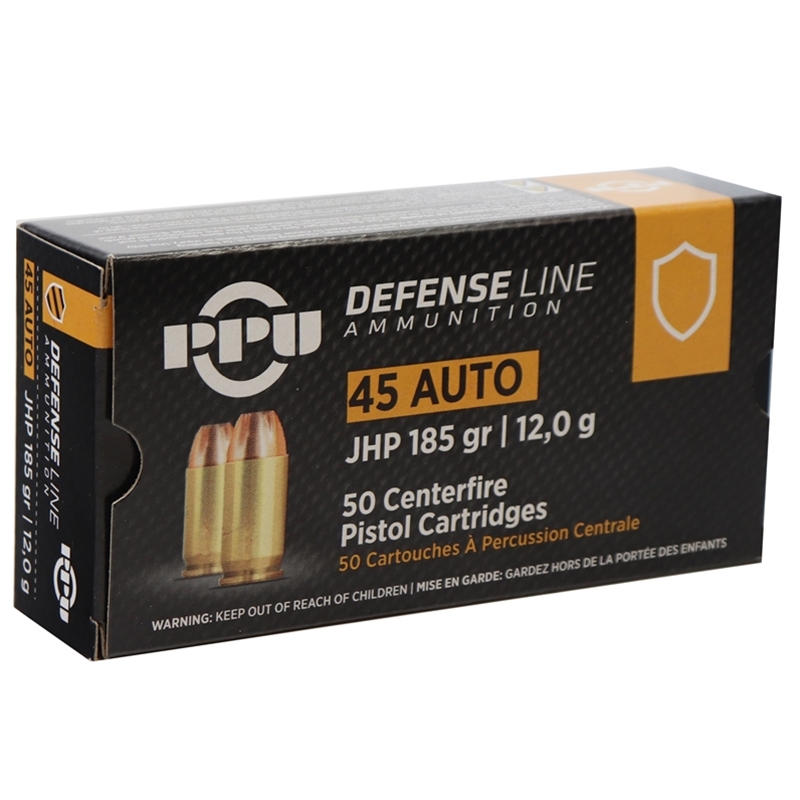 Prvi Partizan 45 ACP Ammo Auto 185 Grain Jacketed Hollow Point 
