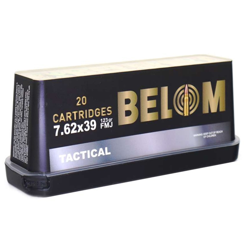 Belom Tactical 7.62x39mm Ammo 123 Grain Full Metal Jacket