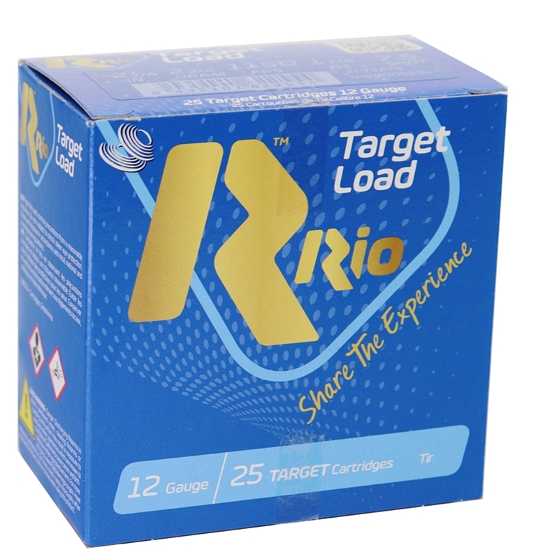 Rio Target Load Trap Light 12 Gauge Ammo 2 3/4