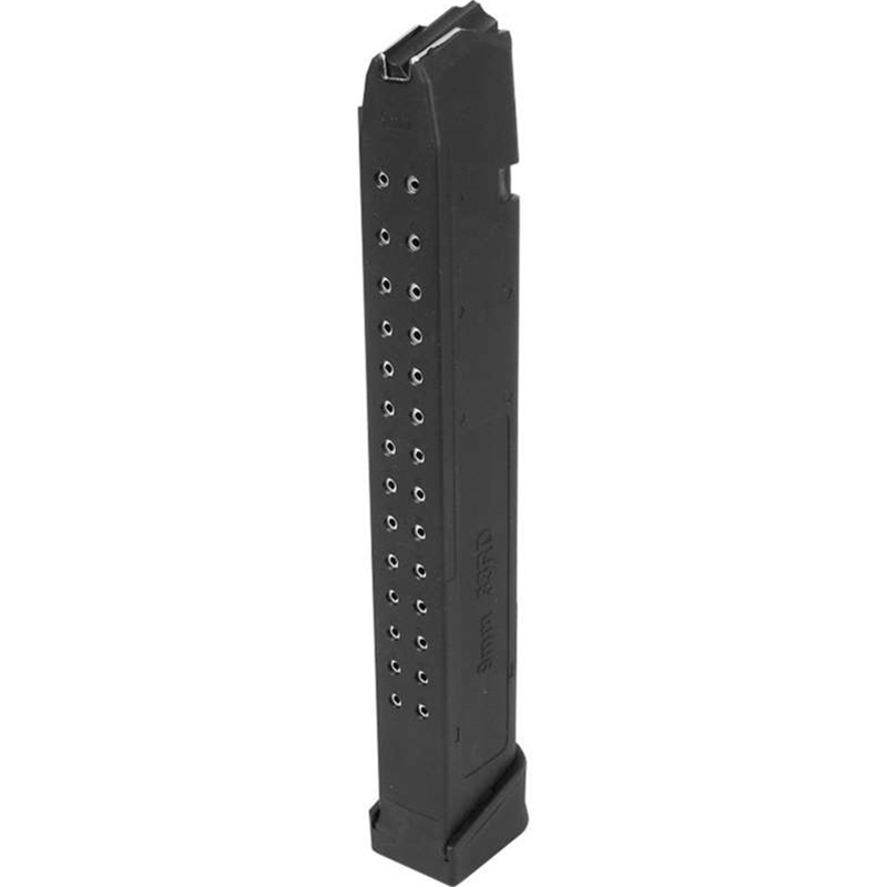 IMG 9mm Steel-lined 33 Round Polymer Magazine for Glock 17,18,19,26
