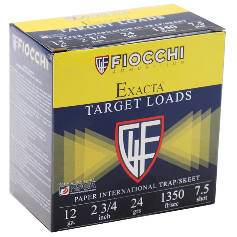 Fiocchi Exacta Target Paper 12 Gauge Ammo 2-3/4