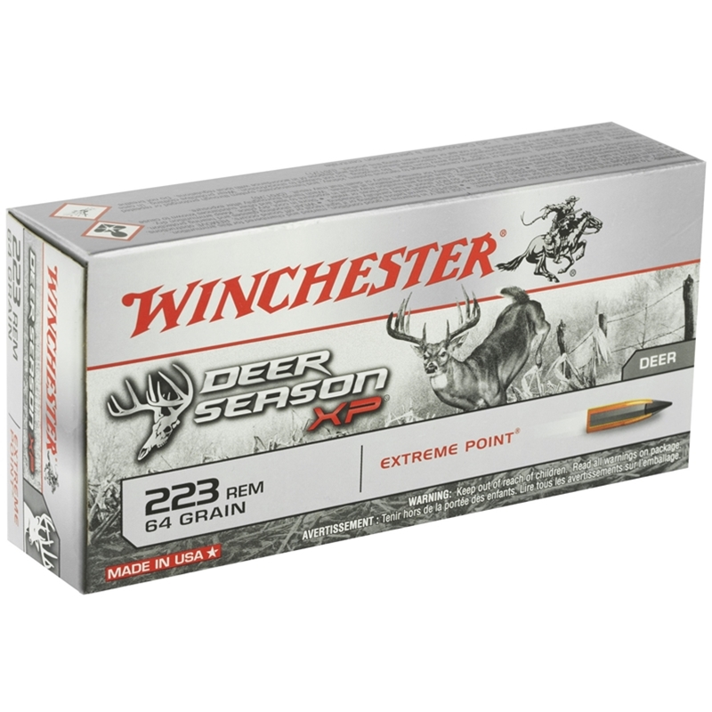 Winchester Deer Season XP 223 Remington 64 Grain Extreme Point Polymer Tip