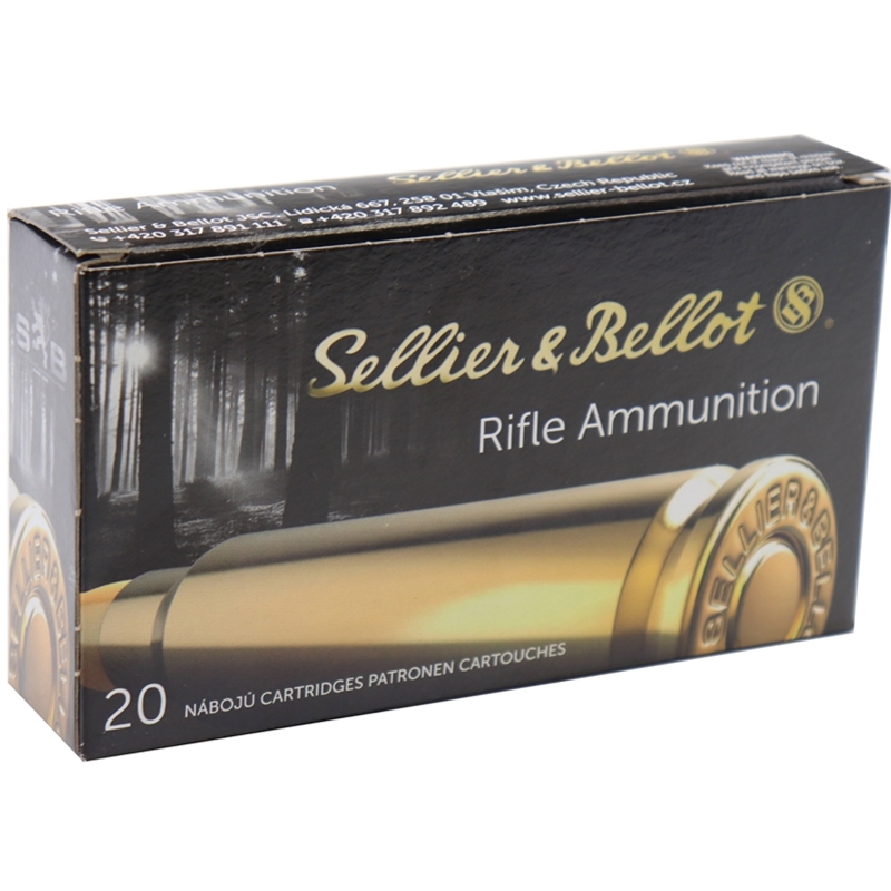 Sellier & Bellot 308 Winchester Ammo 180 Grain Soft Point Cutting Edge