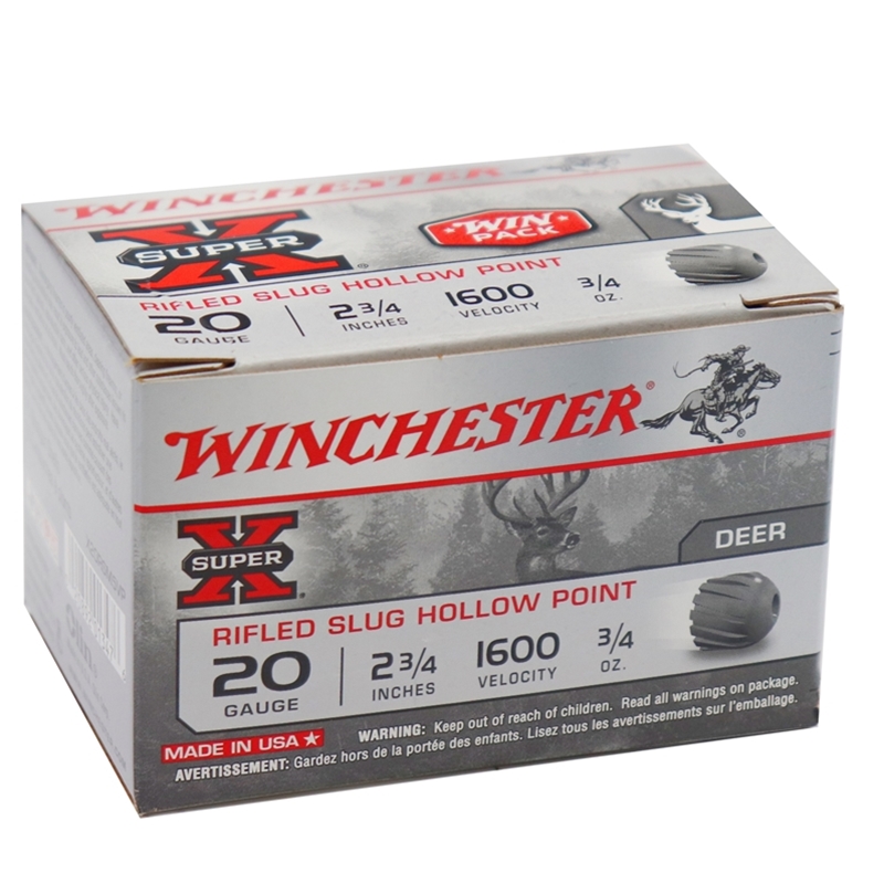 Winchester Super-X 20 Gauge Ammo 2 3/4