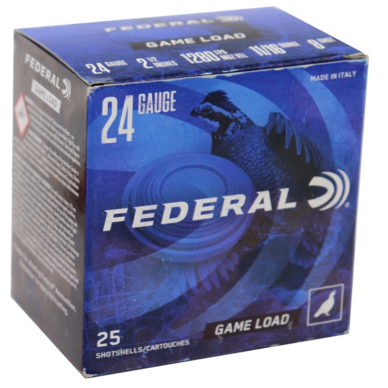 Federal Game-Shok 24 Gauge Ammo 2-1/2