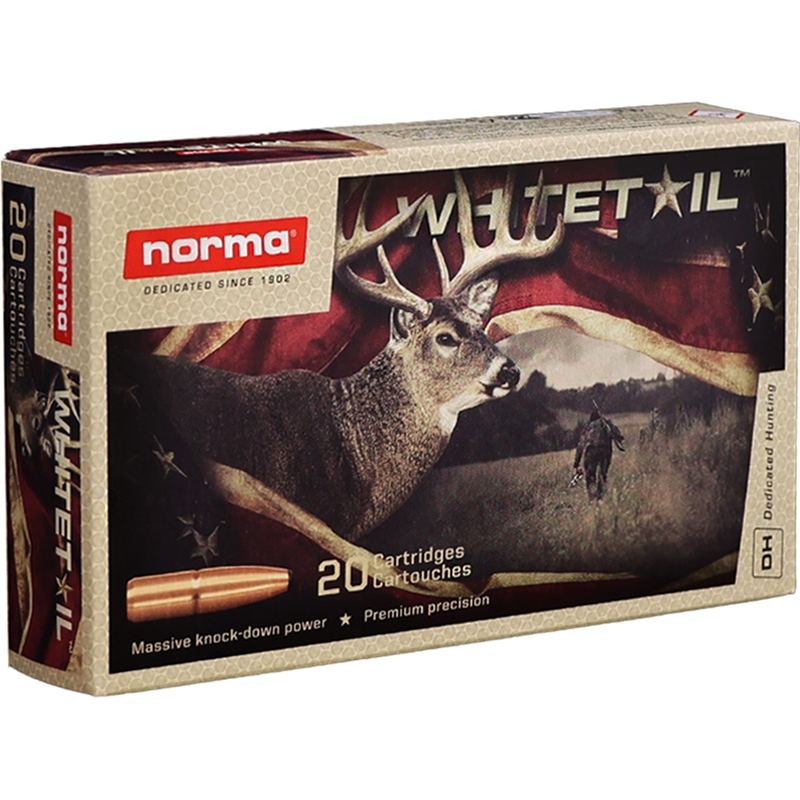 Norma USA WhiteTail 300 Winchester Magnum Ammo 150 Grain Jacketed Soft Point 