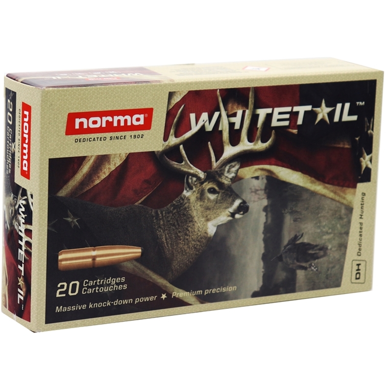 Norma USA WhiteTail 300 Winchester Magnum Ammo 150 Grain Jacketed Soft Point 