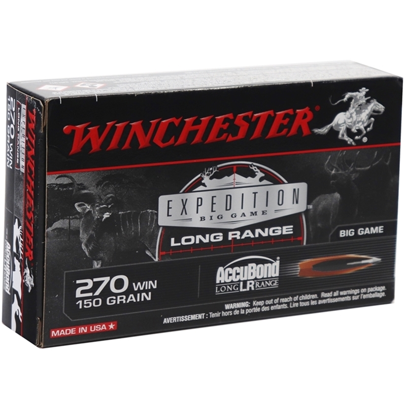 Winchester Expedition Long Range 270 Winchester Ammo 150 Grain Polymer Tip
