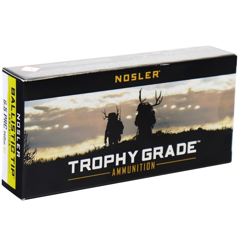 Nosler BT Trophy Grade 6.5 PRC Ammo 140 Grain Ballistic Tip