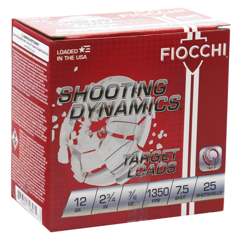 Fiocchi Shooting Dynamics 12 Gauge Ammo 2-3/4
