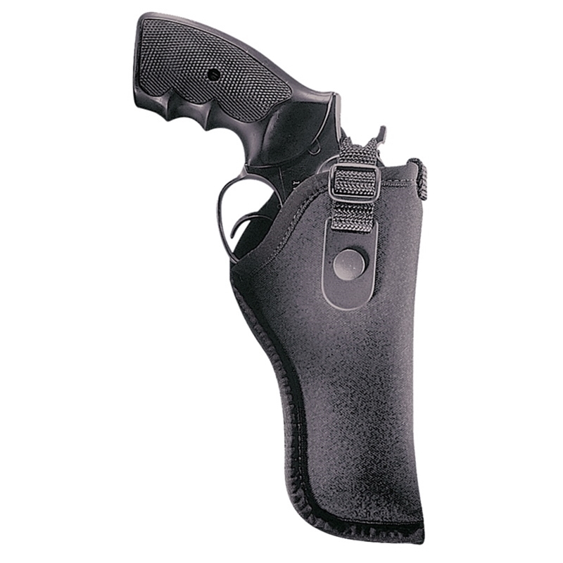 Gun Mate Hip Holster, Black, Right Hand - Fits Medium-Large Revolver 4-6 1/2
