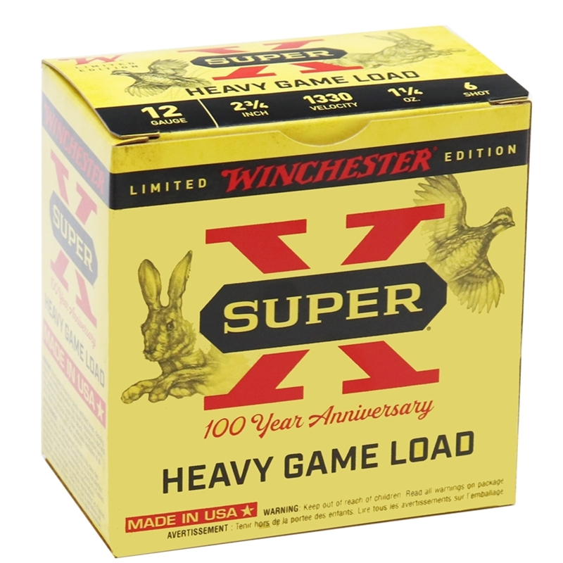 Winchester Super-X Heavy Game Load 12 Gauge Ammo 2 3/4