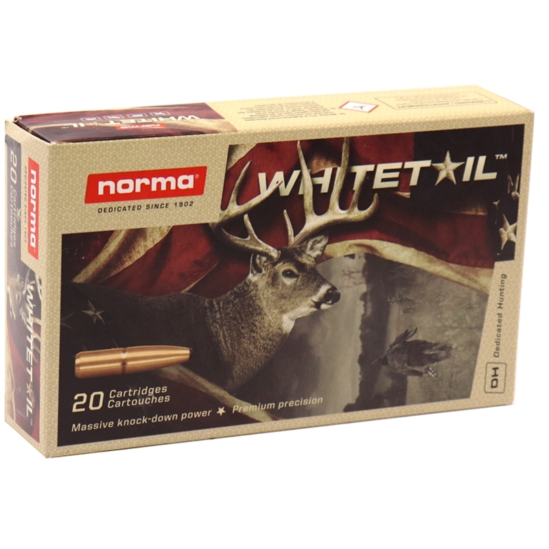 Norma Whitetail 270 Winchester Ammo 130 Grain Jacketed Soft Point