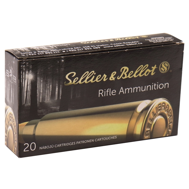 Sellier & Bellot Rifle Hunting 308 Winchester Ammo 150 Grain Soft Point Cut-Through Edge