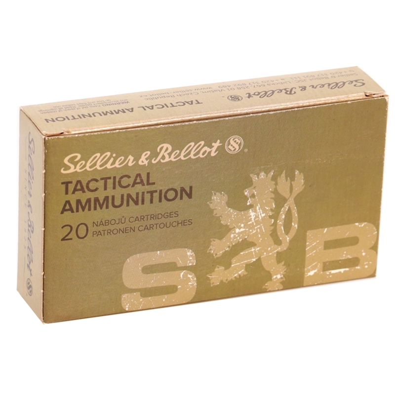 Sellier & Bellot Tactical 7.62x51 Ammo 200 Grain Subsonic Full Metal Jacket