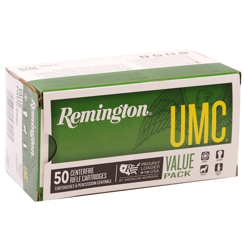 Remington UMC 223 Remington Ammo 50 Grain Jacketed Hollow Point 