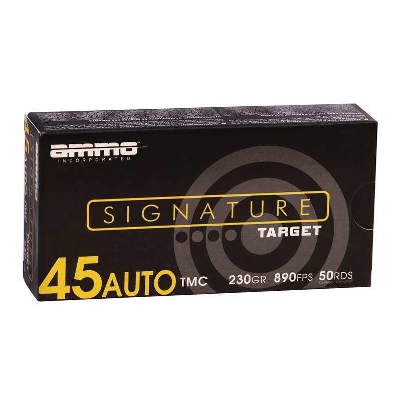 Ammo Inc 45 ACP AUTO Ammo 230 Grain Total Metal Jacket