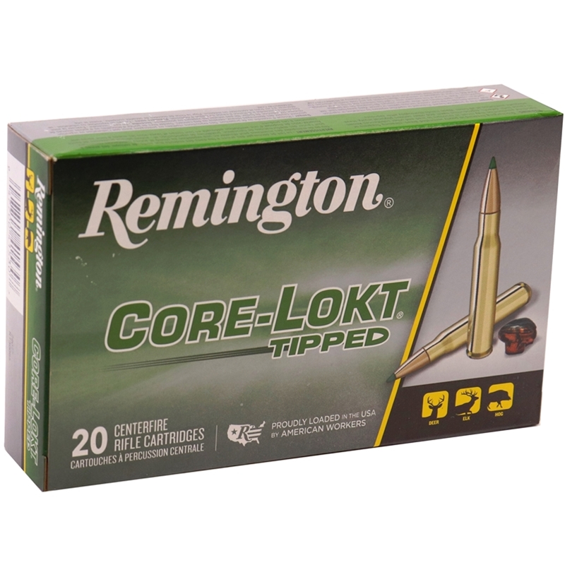 Remington Core Lokt Tipped 30-06 Springfield Ammo 150 Grains Jacketed Soft Point