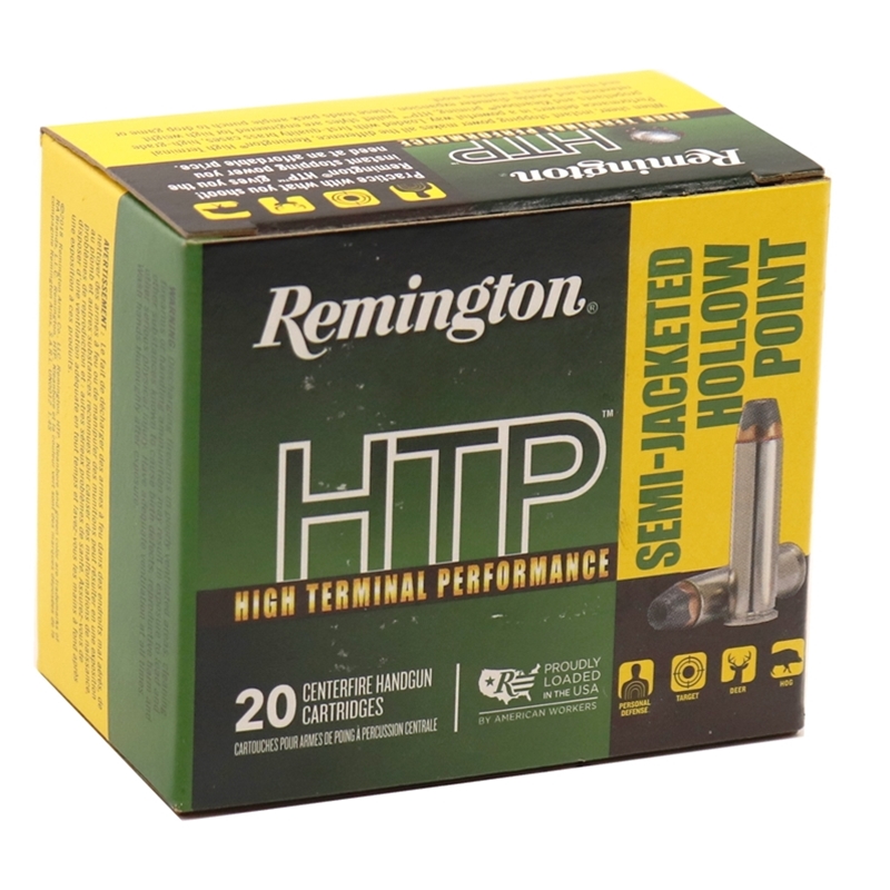 Remington HTP 357 Magnum Ammo 110 Grain Semi Jacketed Hollow Point