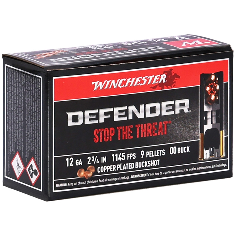 Winchester Defender Elite 12 Gauge Ammo 2 3/4
