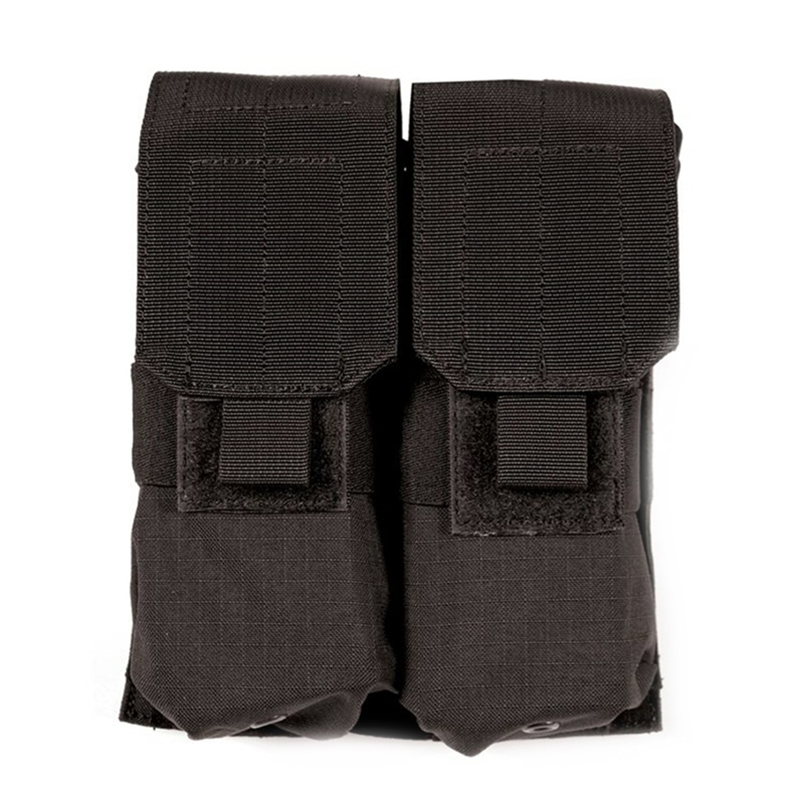 Blackhawk S.T.R.I.K.E.M4/M16 Double Mag Pouch (Holds 4) - MOLLE, Black