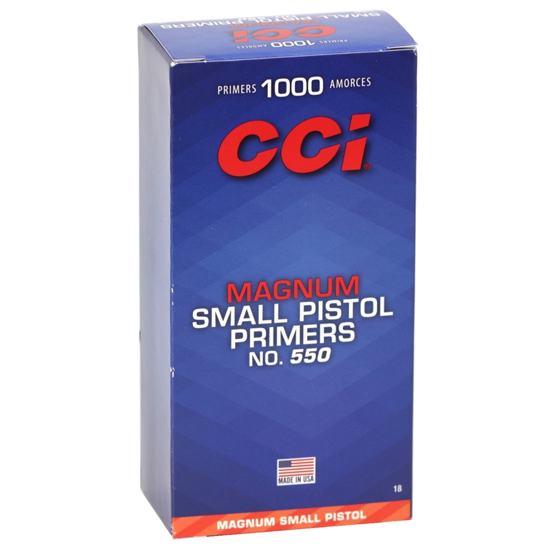 CCI Small Pistol Magnum Primers #550 