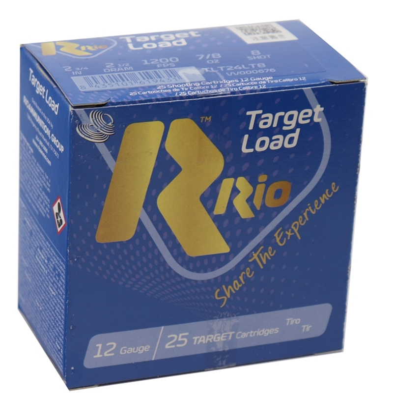 Rio Target Load Trap 12 Gauge Ammo 2-3/4