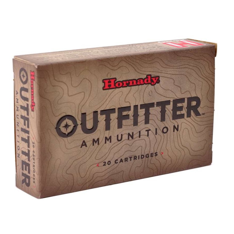 Hornady Outfitter 375 Ruger Ammo 250 Grain Copper Alloy Expanding  - 823374