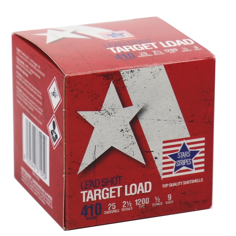 Stars and Stripes Target Loads 410 Gauge Ammo 2-1/2