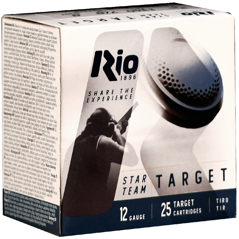Rio Star Team 12 Gauge Ammo 2 3/4 7/8 oz #8 Shot - STT248