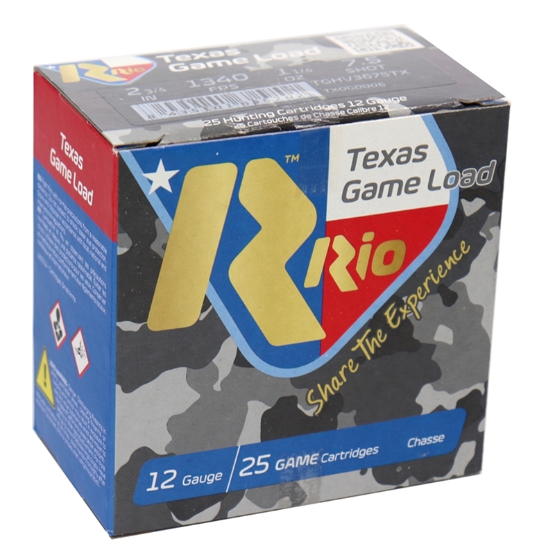 Rio Top Game Texas Game Load HV 12 Gauge Ammo 2 3/4