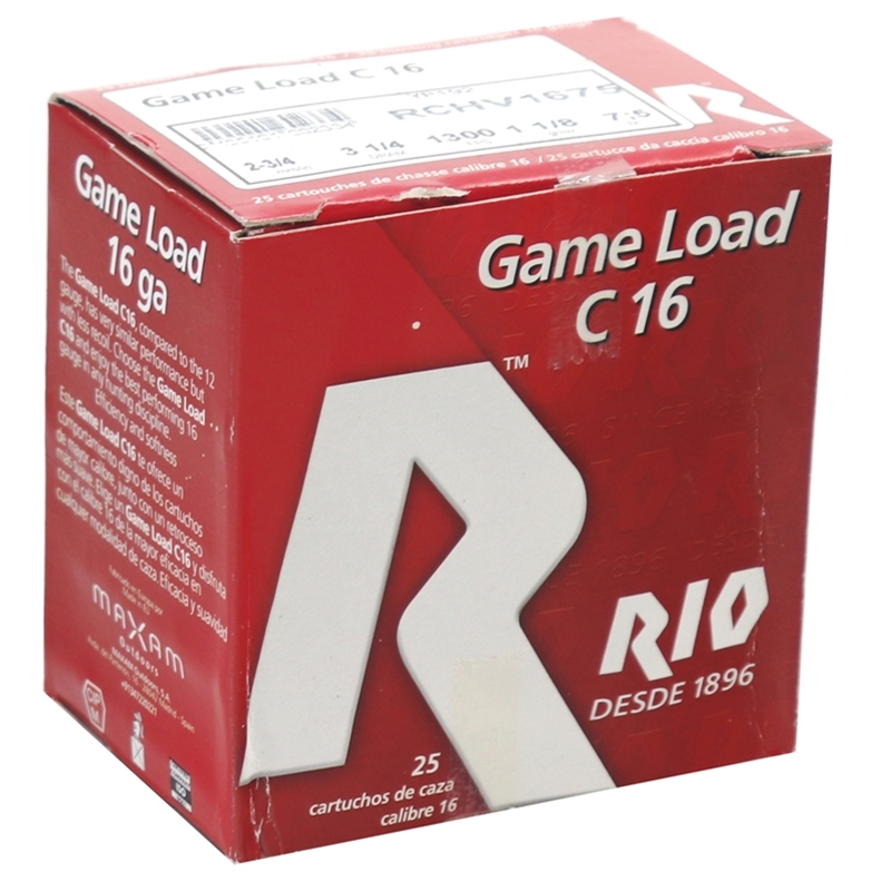 RIO Game Load Heavy Field 16 Gauge Ammo 2 3/4