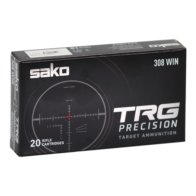Sako TRG Precision 308 Winchester Ammo 175 Grain Hollow Point Boat Tail