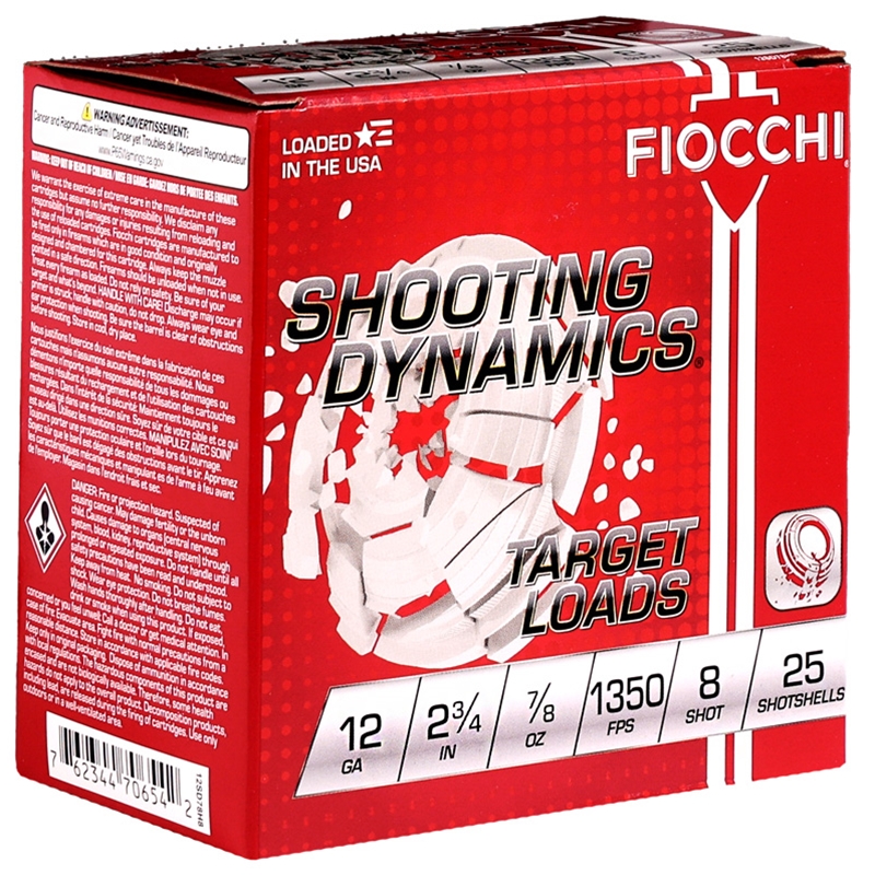Fiocchi Shooting Dynamics 12 Gauge Ammo 2 3/4